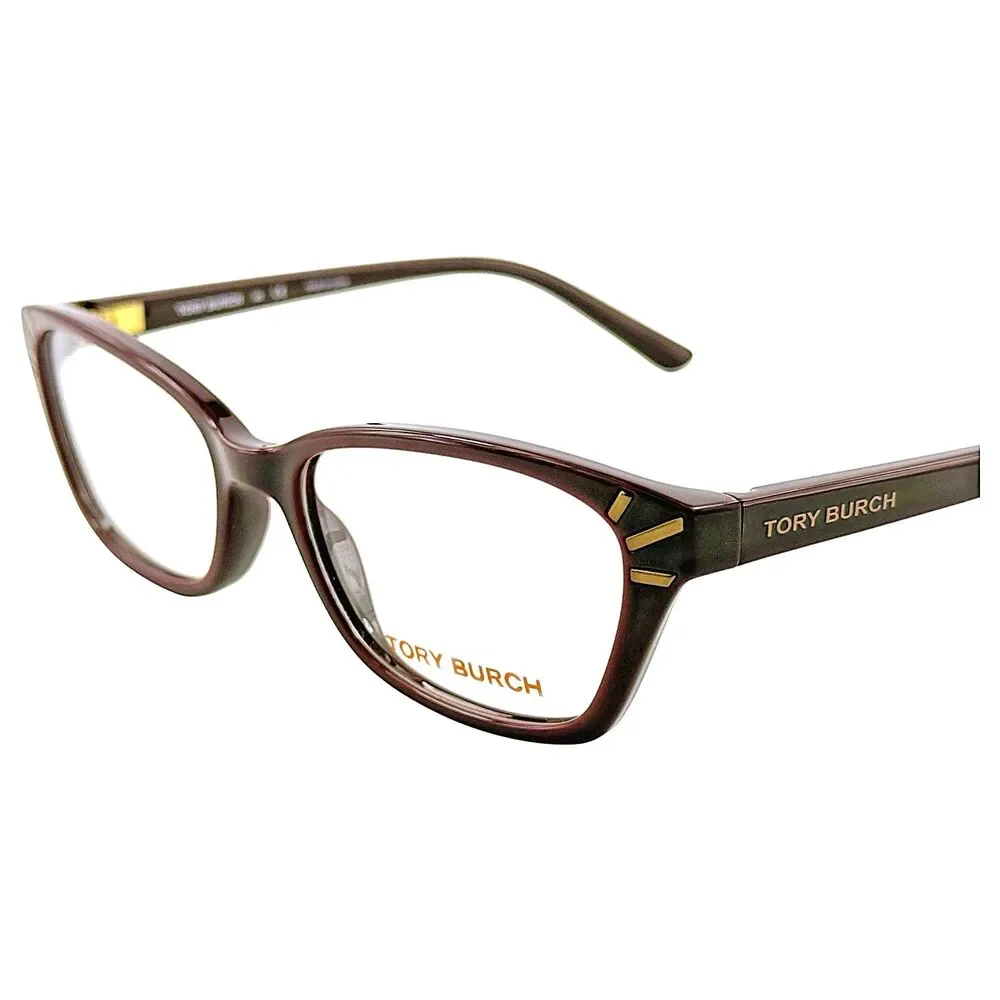 Tory Burch TY4002 Womens Plastic Eyeglass Frame 1681 Dark Bordeaux 52-16